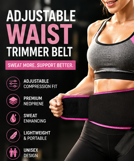 Adjustable Waist Trimmer Belt